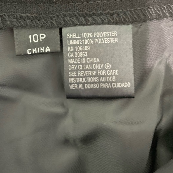 100% polyester lined dress pants hook and button waist. Very nicely made. - Picture 6 of 8